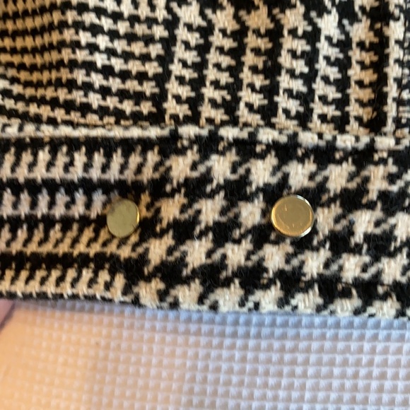 Forever 21 Cropped Houndstooth Woman’s Jacket Size Small - Picture 8 of 12
